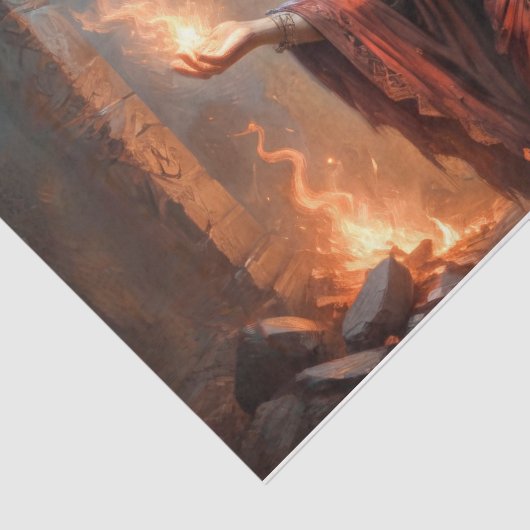 Liliths Rebellion Dekoupage Seidenpapier (Detail)