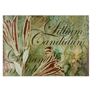 Lilium Candidum Schneidebrett