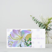 Lilium "Casa Blanca"[Flachleitkarte] 案 内 状 Ankündigung (Stehend Vorderseite)