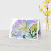 Lilium "Casa Blanca"[Grußkarte] Karte (Gelbe Blume)