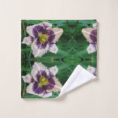 Liliumblüte nah-up-Foto Badhandtuch Set (Waschlappen)