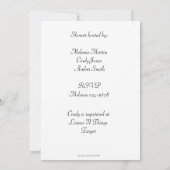 Liliy of the Valley Einladung (Rückseite)