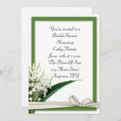 Liliy of the Valley Einladung (Vorne/Hinten)