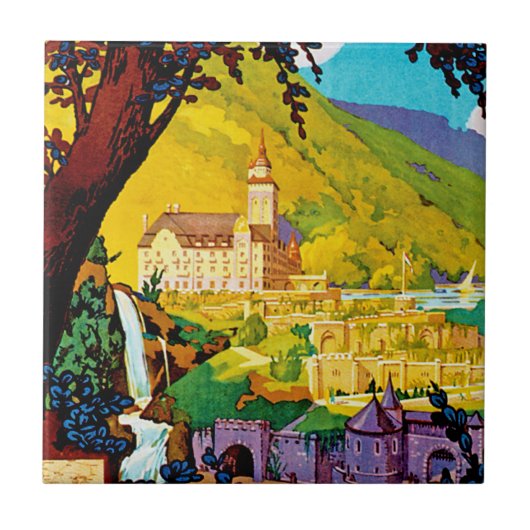 Lillafured Hungary Fliese (Vorderseite)