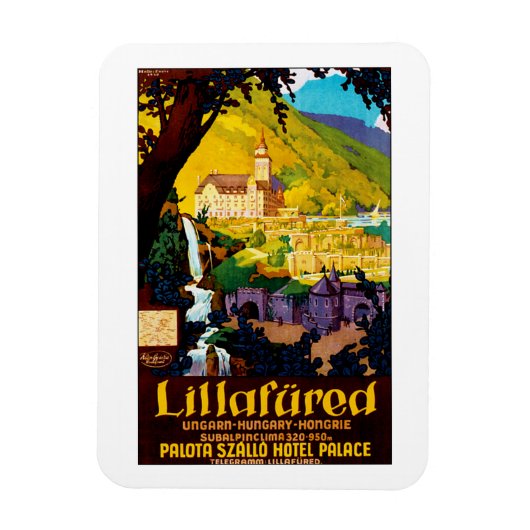 Lillafured Hungary Magnet (Vertikal)