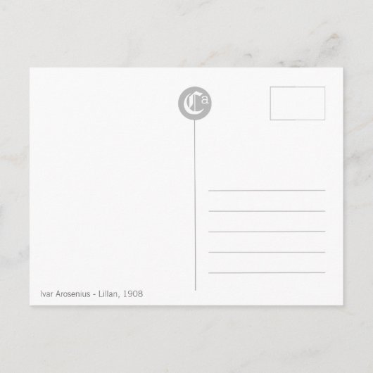 Lillan sagt Nr. CC0239 Postkarte (Rückseite)