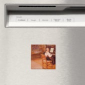 Lillanna, Mozart am Klavier spielen Magnet (In Situ (Geschirrspüler))