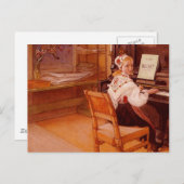 Lillanna Playing Mozart Postkarte (Vorne/Hinten)