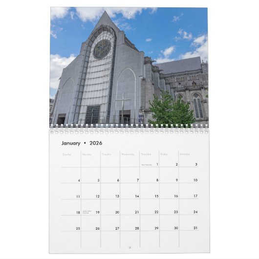 Lille 2026 kalender (Jan 2026)