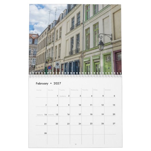 Lille 2026 kalender (Feb 2027)
