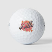 Lille City France Retro Golf Resort Golfball (Vorderseite)