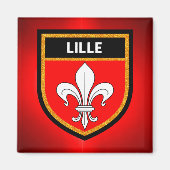Lille Flag Magnet (Vorne)