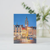 Lille Foto Vintage Postkarte (Stehend Vorderseite)