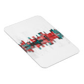 Lille France Skyline Magnet (Rechte Seite)