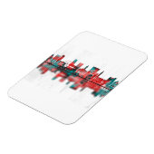 Lille France Skyline Magnet (Linke Seite)