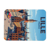 Lille Frankreich Magnet (Horizontal)