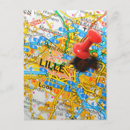 Lille, Frankreich Postkarte