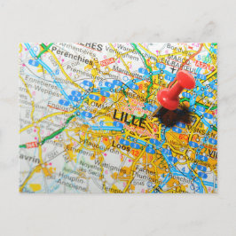 Lille, Frankreich Postkarte