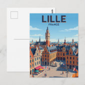 Lille Frankreich Postkarte (Vorne/Hinten)