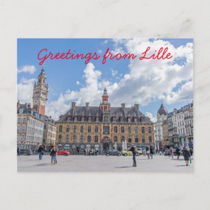 Lille Grand Place View Postkarte