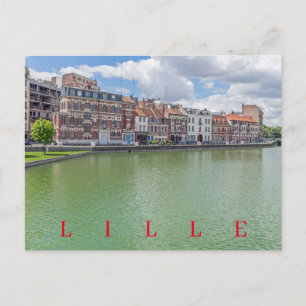 Lille Quai du Wault View Postkarte