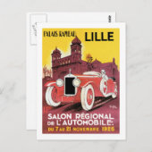 Lille Salon Regional de L'Automobile Postkarte (Vorne/Hinten)