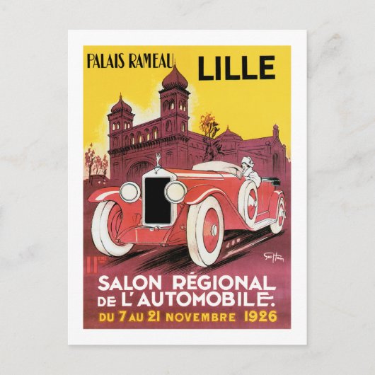Lille Salon Regional de L'Automobile Postkarte (Vorderseite)