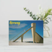 Lillehammer Norwegen-Karte (Stehend Vorderseite)