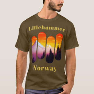 Lillehammer Norwegen T-Shirt