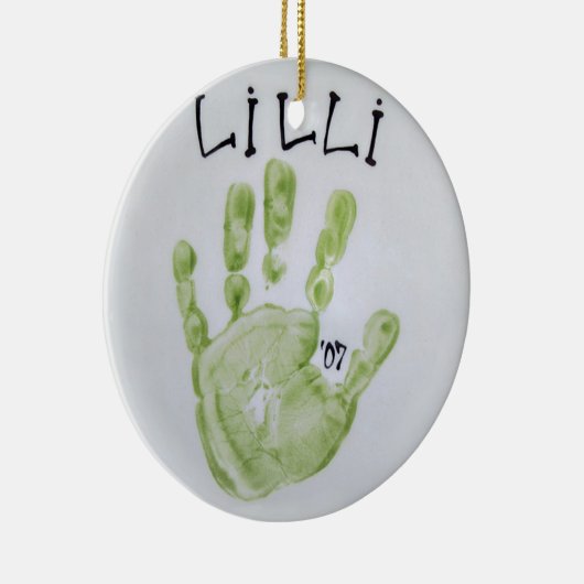 Lilli Hand Keramik Ornament (Rechts)