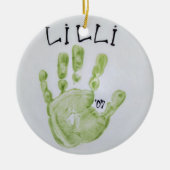Lilli Hand Keramik Ornament (Vorne)