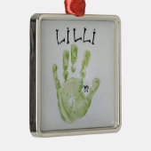 Lilli Handquadrat Ornament Aus Metall (Rechts)