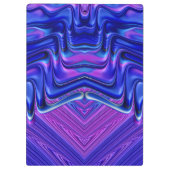 LILLIAN ~ 3D! ~ Rosa Weiß und Blau Original ~ Klemmbrett (Rückseite)