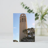 Lillian Coit Tower Postkarte (Stehend Vorderseite)