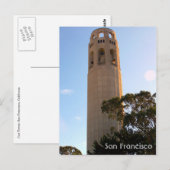 Lillian Coit Tower Postkarte (Vorne/Hinten)