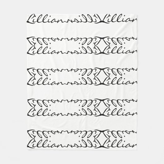 "Lillian" Fleece-Decke Fleecedecke (Vorderseite)