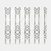 "Lillian" Fleece-Decke Fleecedecke (Vorderseite (Horizontal))