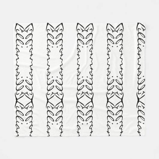 "Lillian" Fleece-Decke Fleecedecke (Vorderseite (Horizontal))