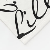 "Lillian" Fleece-Decke Fleecedecke (Ecke)