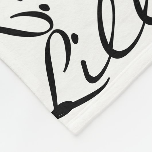 "Lillian" Fleece-Decke Fleecedecke (Ecke)