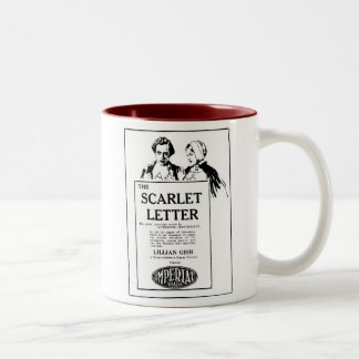 Lillian Gish das SCHARLACHROT des BUCHSTABE-1927 Zweifarbige Tasse