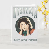 Lillian Gish grüßt hysterisch Karte (Gelbe Blume)