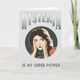 Lillian Gish grüßt hysterisch Karte