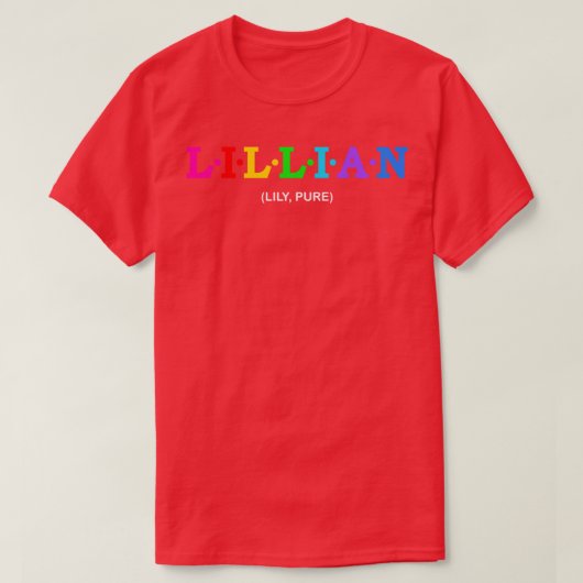 Lillian Lily Pure T-Shirt (Design vorne)