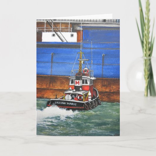 Lillian Marie boat, by Jim Ott Karte (Vorderseite)