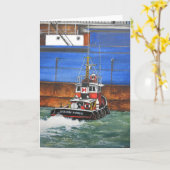 Lillian Marie boat, by Jim Ott Karte (Gelbe Blume)