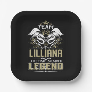 Lilliana Lilliana Drache Lebenslanges Mitglied Leg Pappteller