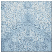 Lillians Baby Blue Snowflakes Stoff (Nahaufnahme)