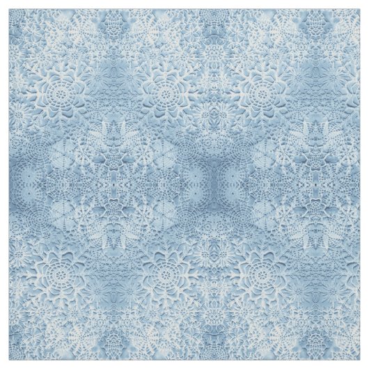 Lillians Baby Blue Snowflakes Stoff (Muster)