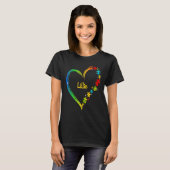 Lillie autism awareness heart puzzle idea 2020 T-Shirt (Vorne ganz)